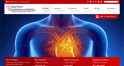 Desktop Screenshot of cedarvalleycardiovascularcenter.com